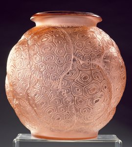 &39;Tortues&39;, vaso Alexandrite claro e fosco (vidro)